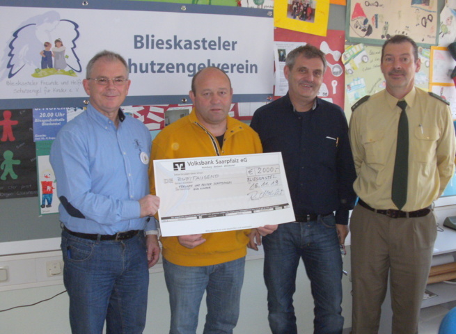 von links nach rechts: Klaus Port, Rainer Mohler, Peter Geble und Helmut Allar